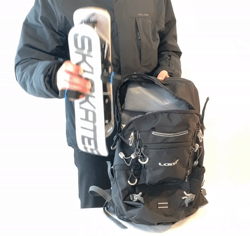 Skiskates. Skates for ski slopes A combination of skis and skates. They are basically ice skates for ski slopes. Best for downhill skiing on ski slopes and in snow parks. Snowfeet & Skiskates Reviews. Portable and light. Fits into a backapack.