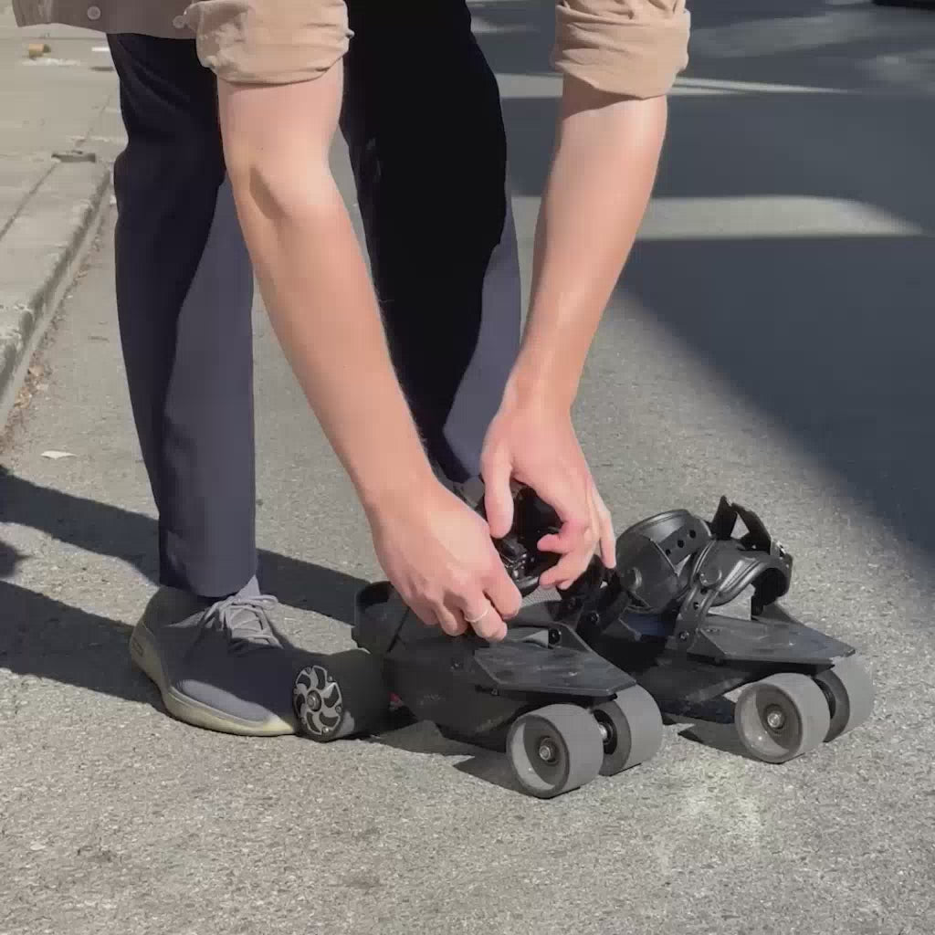 Wheelfeet | Skates | Roller Blades for Easy, Fun Skating | Skate on Your Shoes - wheelfeet* | in action | video