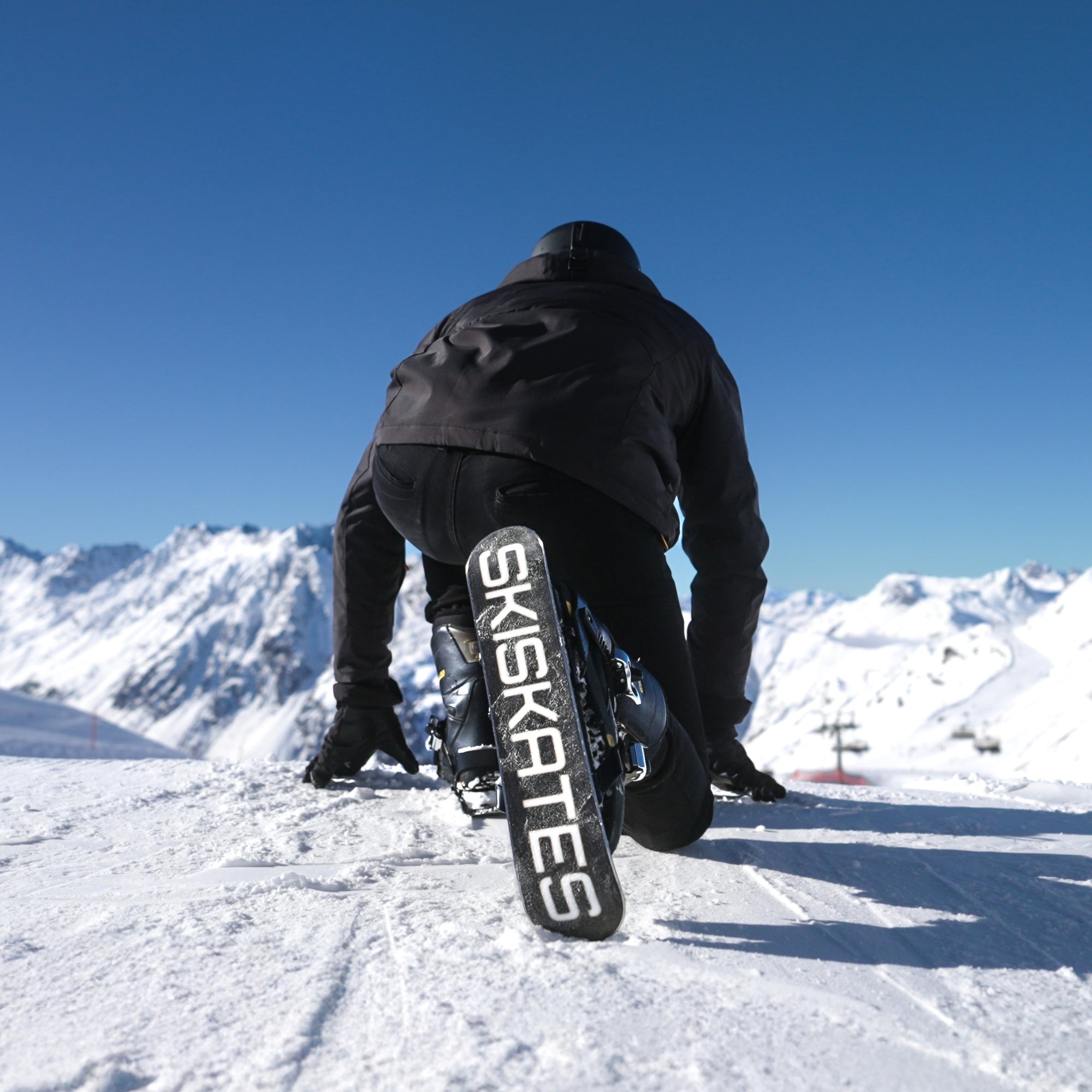 Snowfeet* 44 CM | Skiskates | Skiblades Snowblades Skiboards Mini Skis - snowfeet*