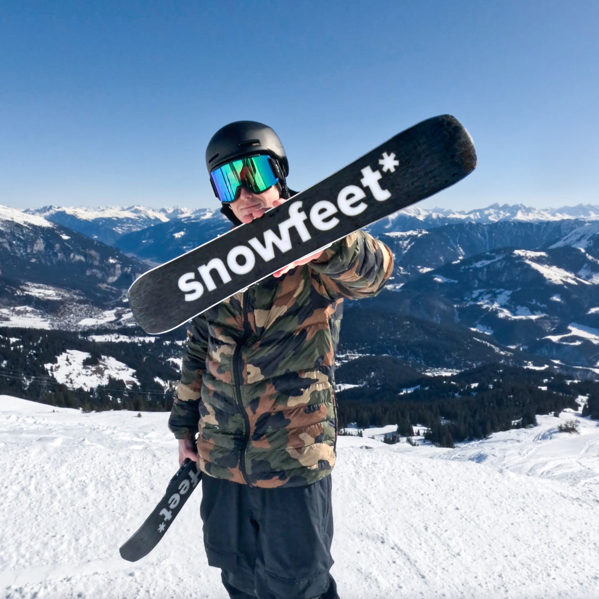 Snowfeet* 65 CM | Skiblades | Skiboards Snowblades Short Mini Skis - snowfeet*