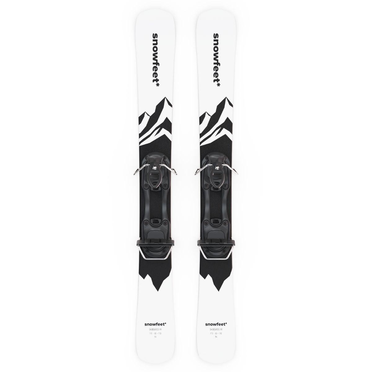 Snowfeet* | 99 CM | Skiblades Snowblades Skiboards Short Skis - snowfeet*