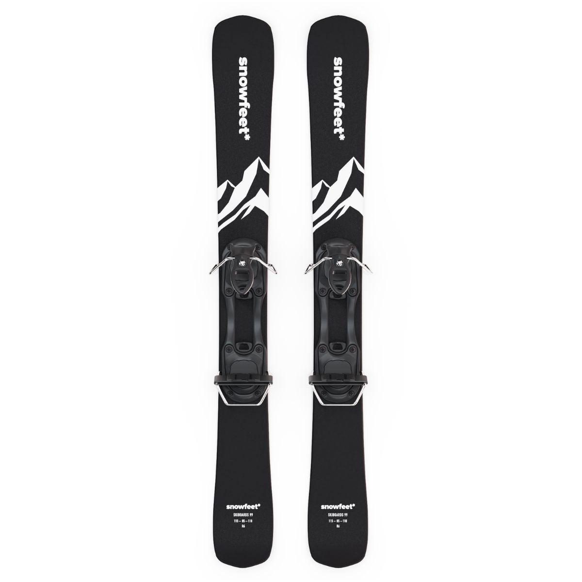 Snowfeet* | 99 CM | Skiblades Snowblades Skiboards Short Skis - snowfeet*