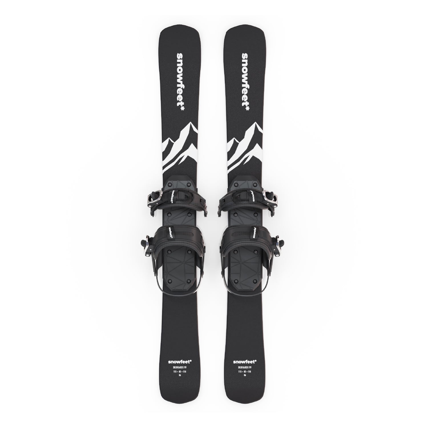 Snowfeet* | 99 CM | Skiblades Snowblades Skiboards Short Skis - snowfeet*