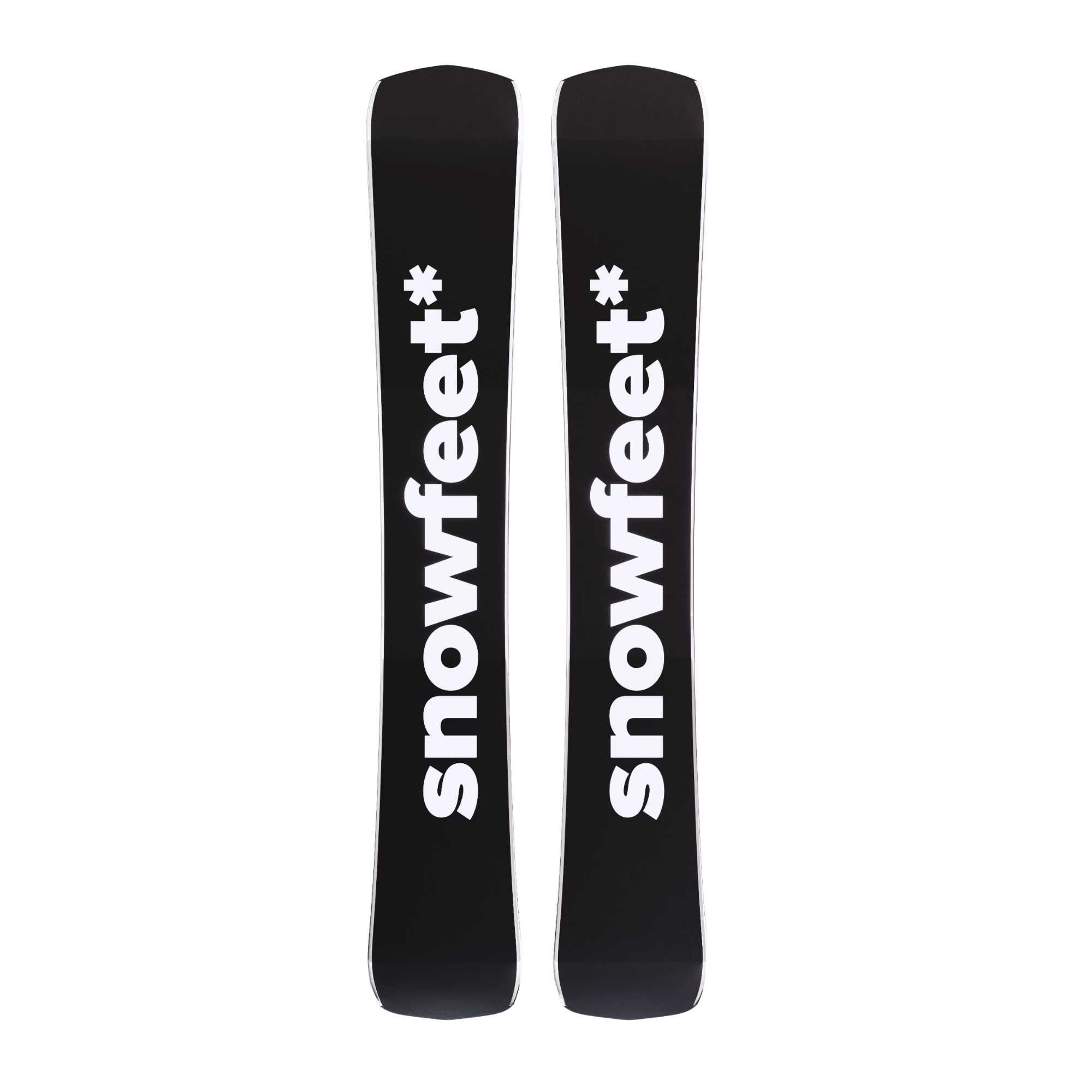 Snowfeet* POWDER Skiblades | 99 CM | Skiboards Snowblades Short Skis - snowfeet*