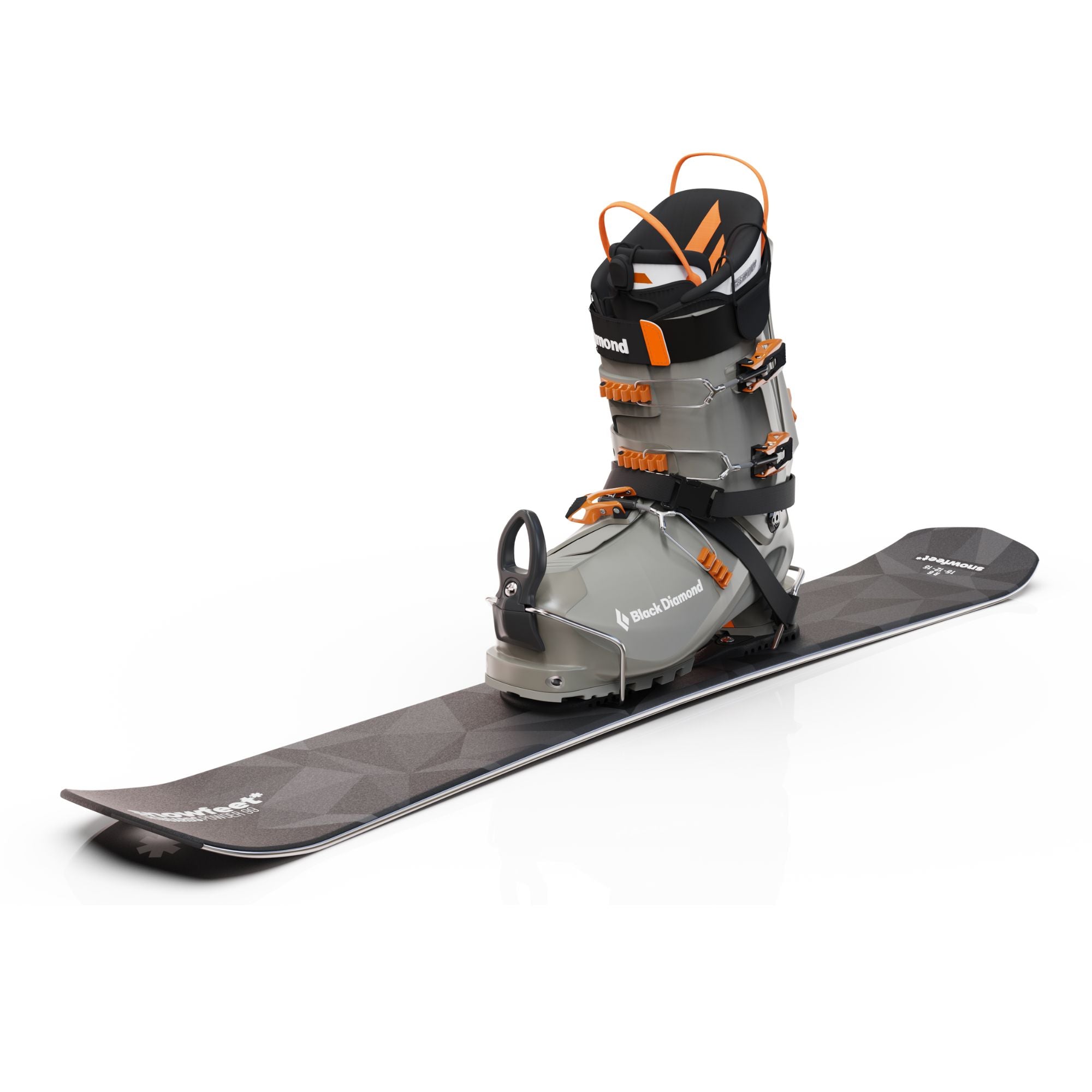 Snowfeet* POWDER Skiblades | 99 CM | Skiboards Snowblades Short Skis - snowfeet*