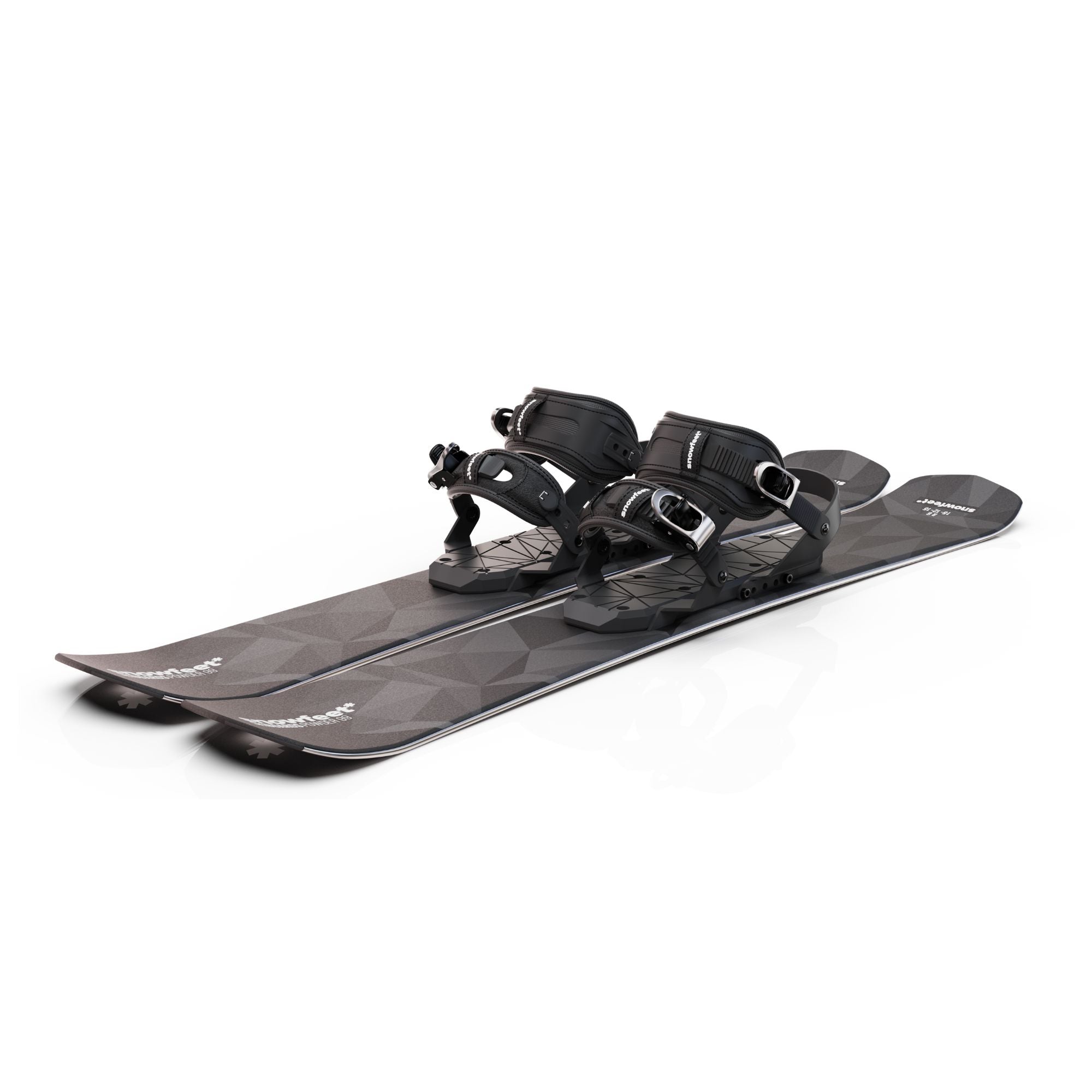 Snowfeet* POWDER Skiblades | 99 CM | Skiboards Snowblades Short Skis - snowfeet*