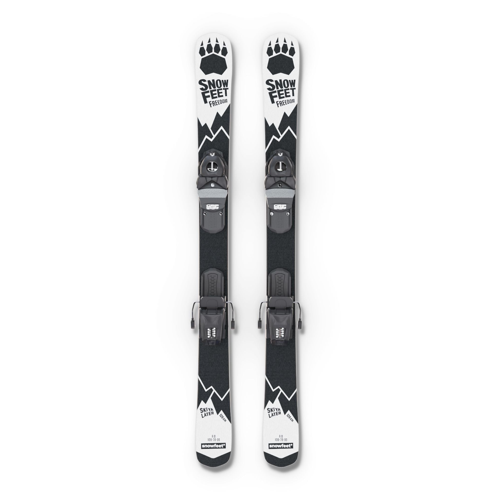 Snowfeet* Short Skis | 120 CM | Skiblades Skiboards Snowblades - snowfeet*