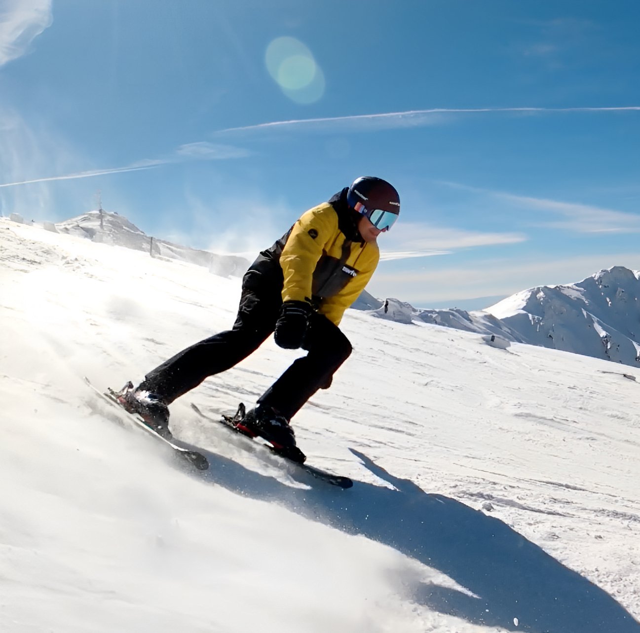 Snowfeet* Short Skis | 140 CM | Skiblades Skiboards Snowblades - snowfeet*