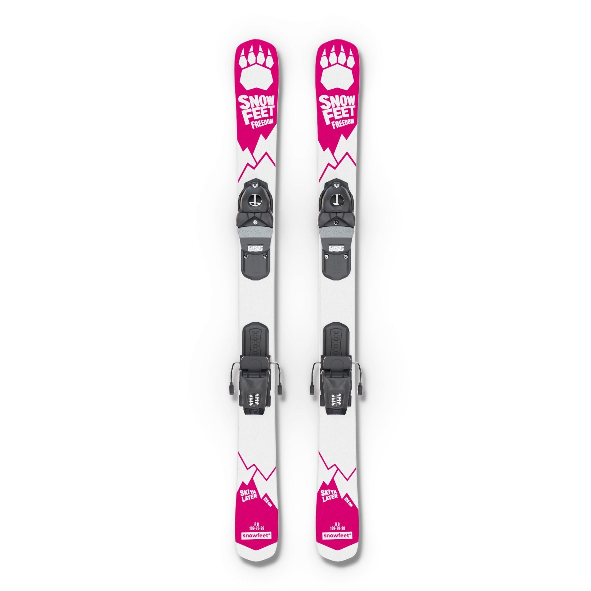 Snowfeet* Short Skis | 140 CM | Skiblades Skiboards Snowblades - snowfeet*