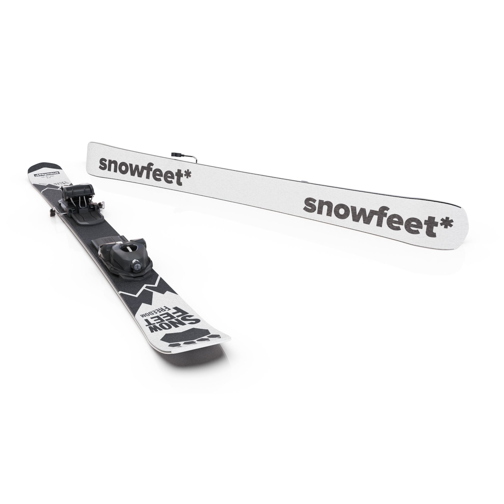 Snowfeet* Short Skis | 140 CM | Skiblades Skiboards Snowblades - snowfeet*