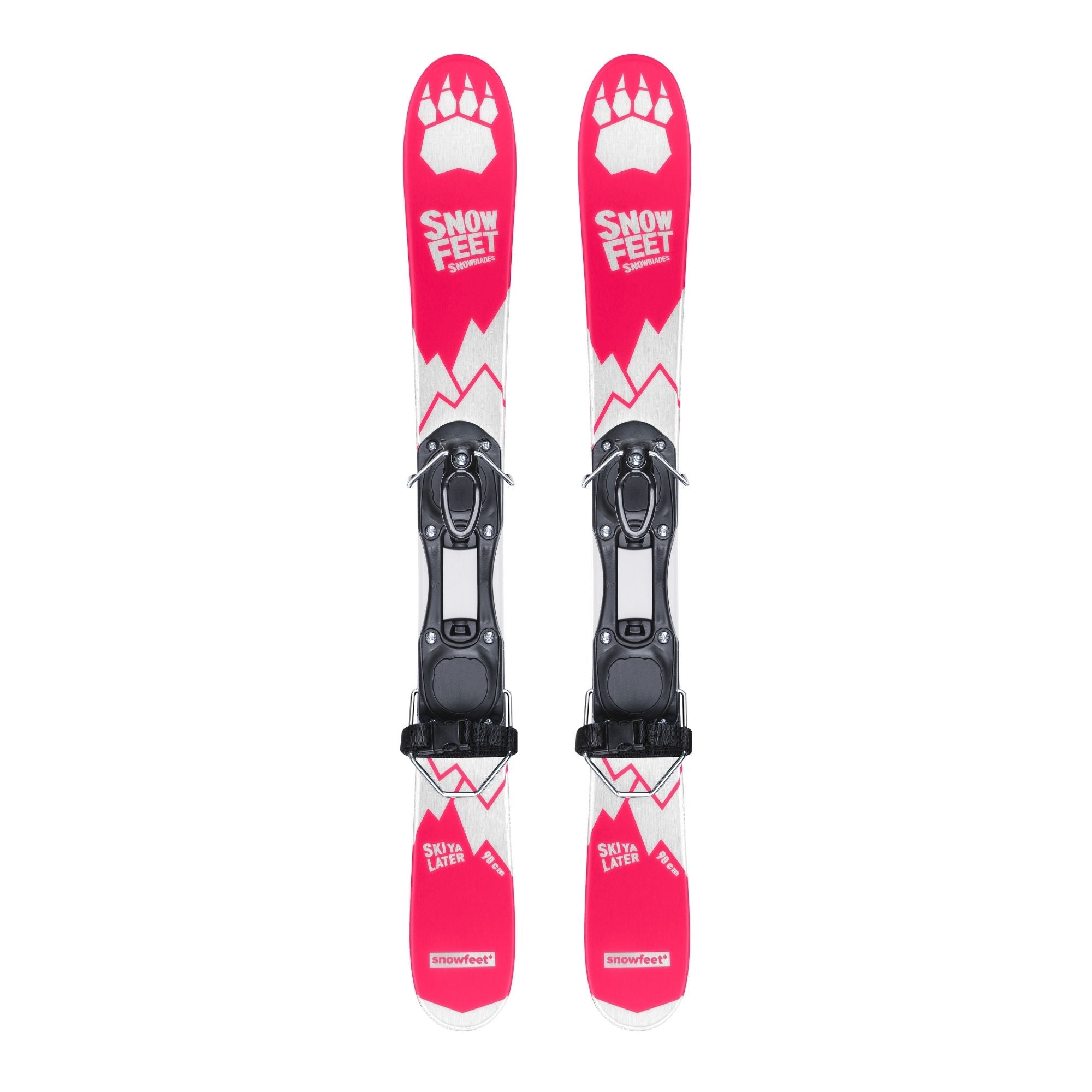 Snowfeet* Skiblades | 90 CM | Skiboards Snowblades Short Mini Skis - snowfeet*