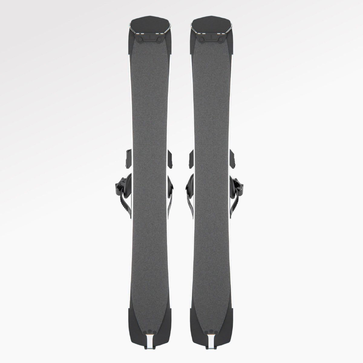 Snowfeet Walkski short backcountry touring skis for hiking and skiing, Climbing skins included, Fiberglass-reinforced polyamide.