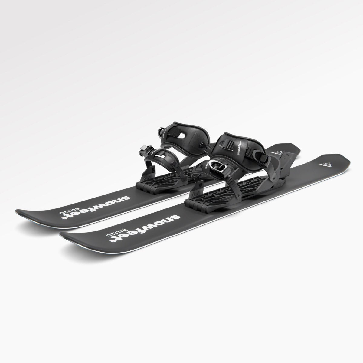 Snowfeet Walkski short backcountry touring skis for hiking and skiing, Climbing skins included, wood core.