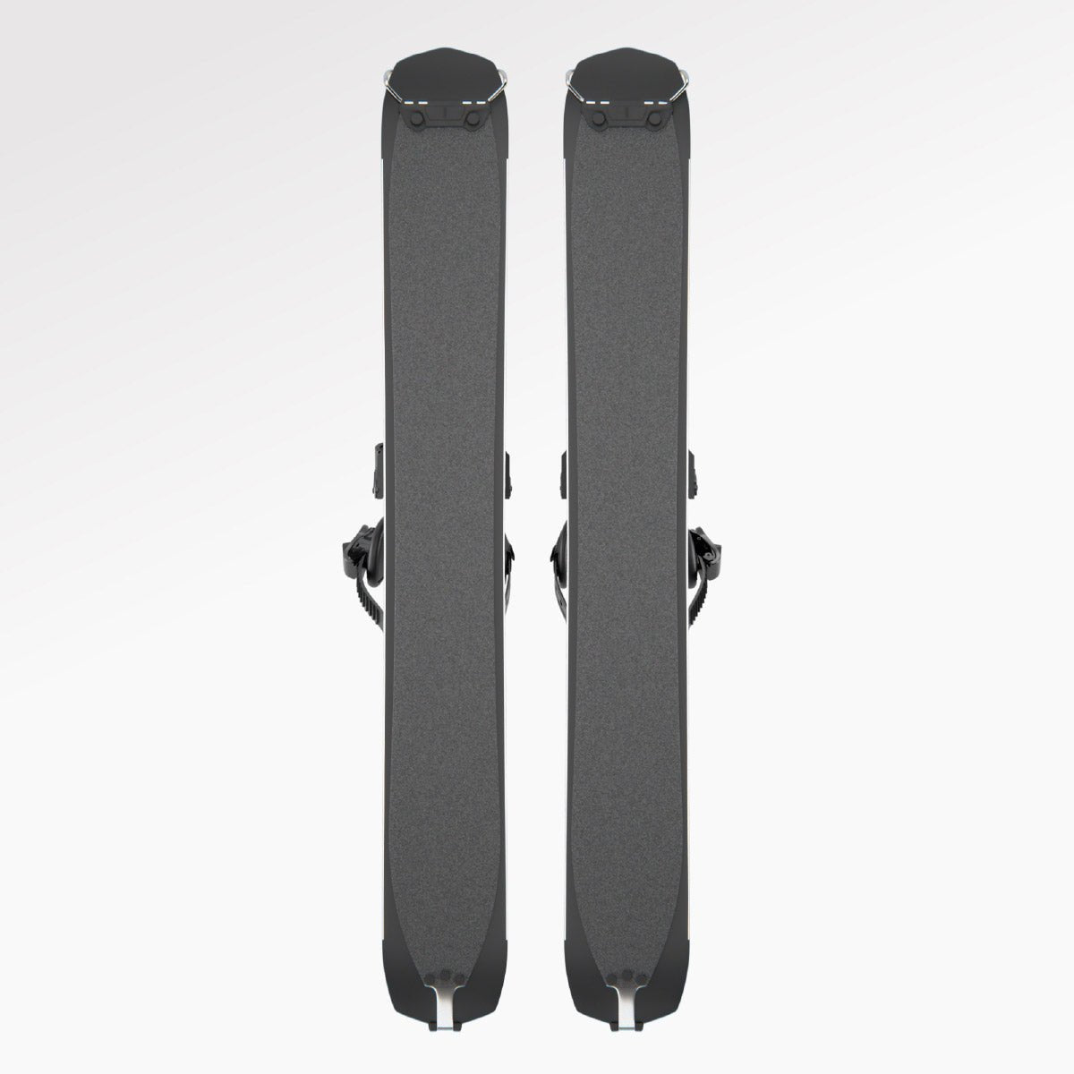 Snowfeet Walkski short backcountry touring skis for hiking and skiing, Climbing skins included, wood core.