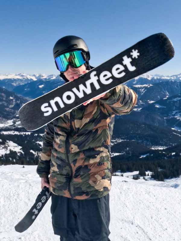 Snowfeet 65 cm Ski or Snowboard Bindings