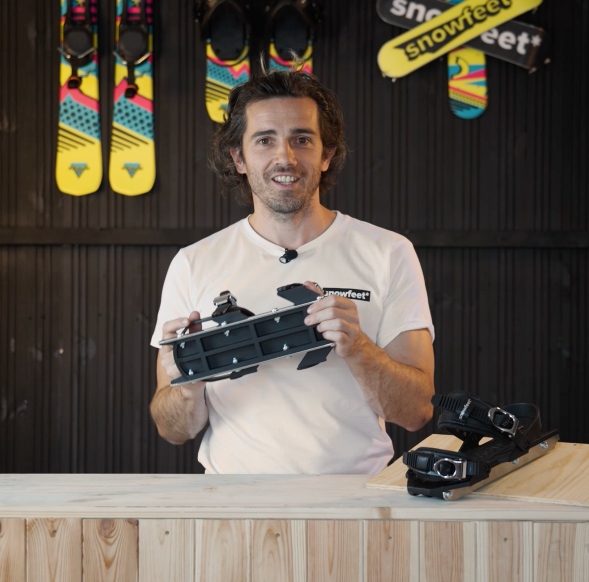 snowfeet doubla blades ice skates