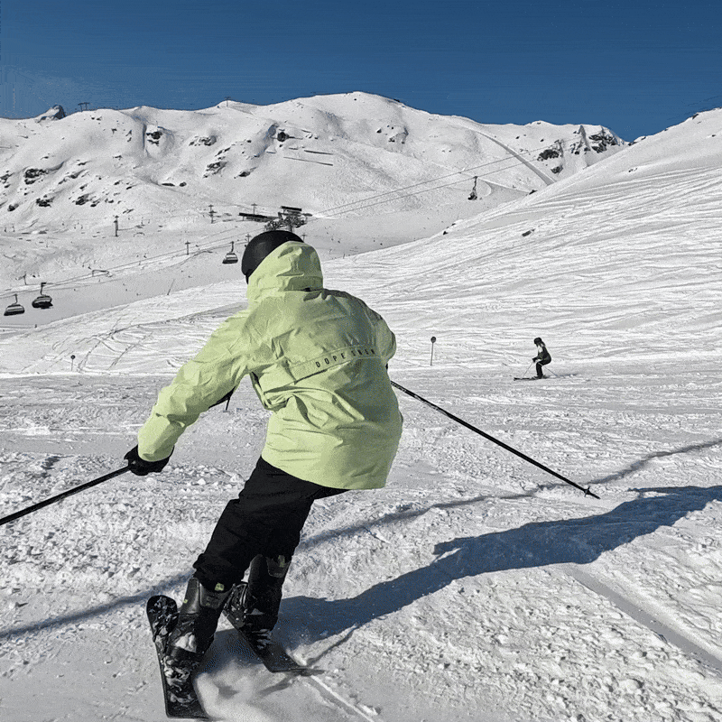 Snowfeet* Short Skis | 99 CM | Mountain | Ski bindings | Skiblades Skiboards Snowblades - snowfeet*