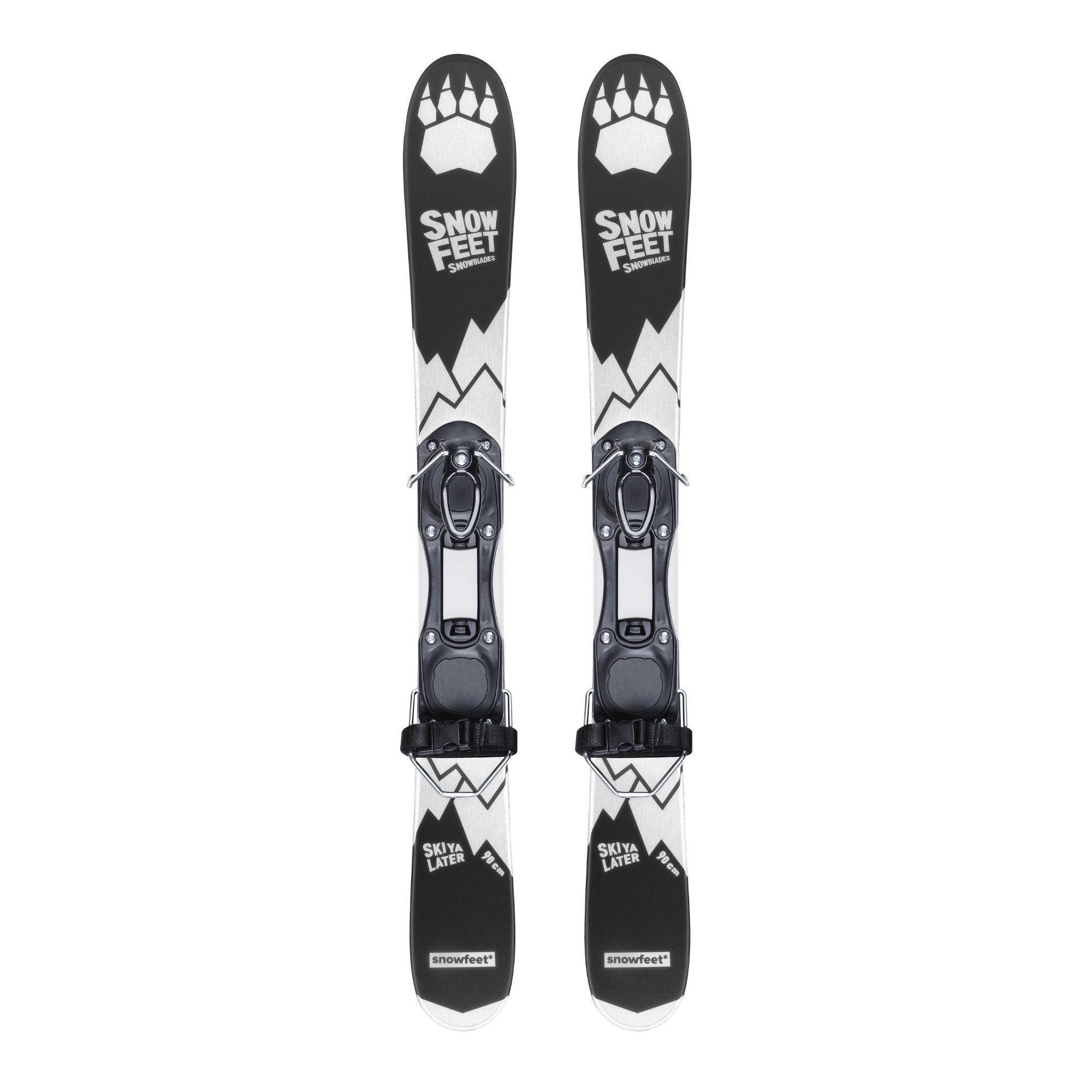Snowfeet* Skiblades | 90 CM | Skiboards Snowblades Short Mini Skis
