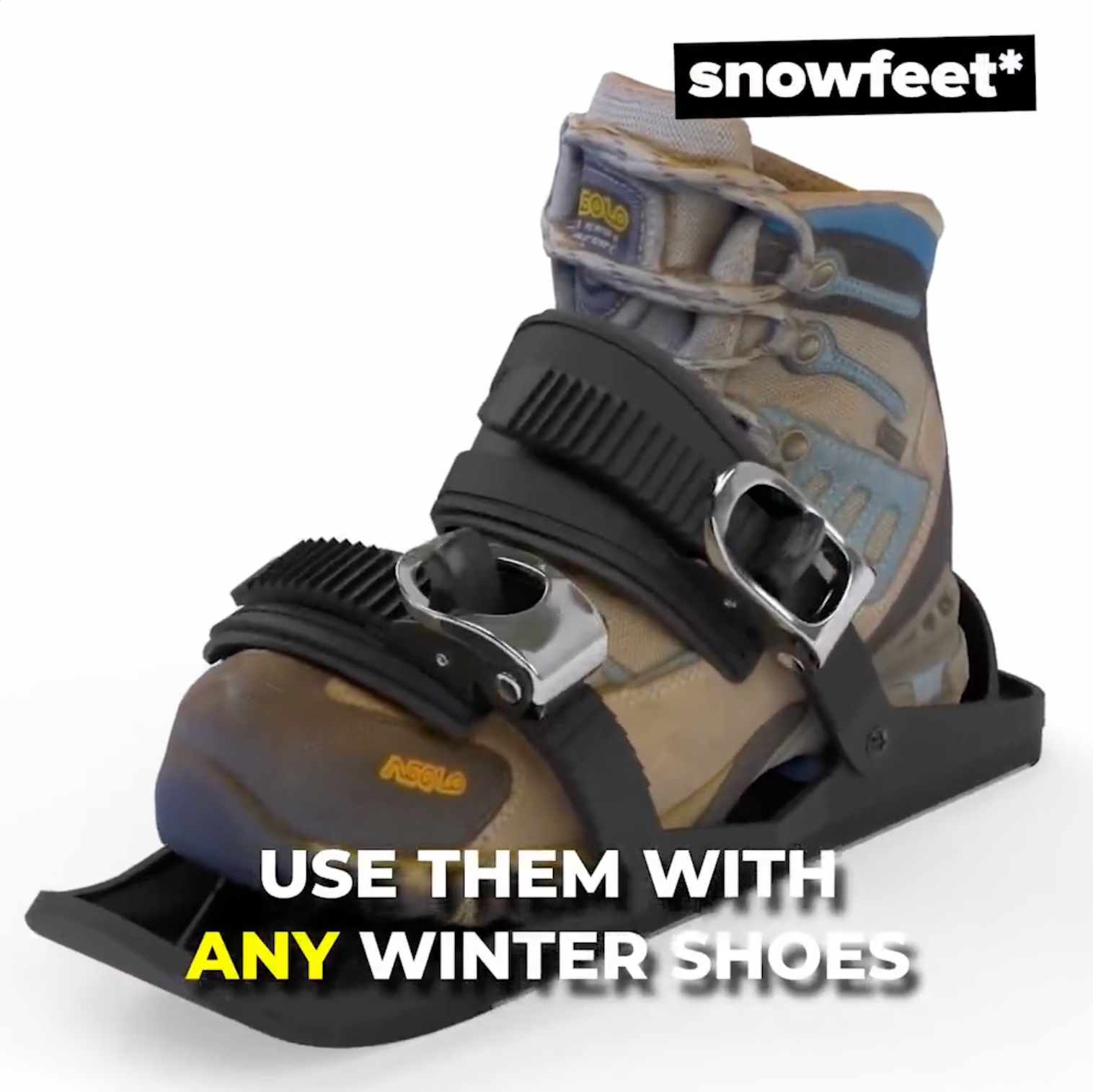 snowfeet mini ski skates for snow snowskates short ski snowfeet basic miniskiskates snowskates