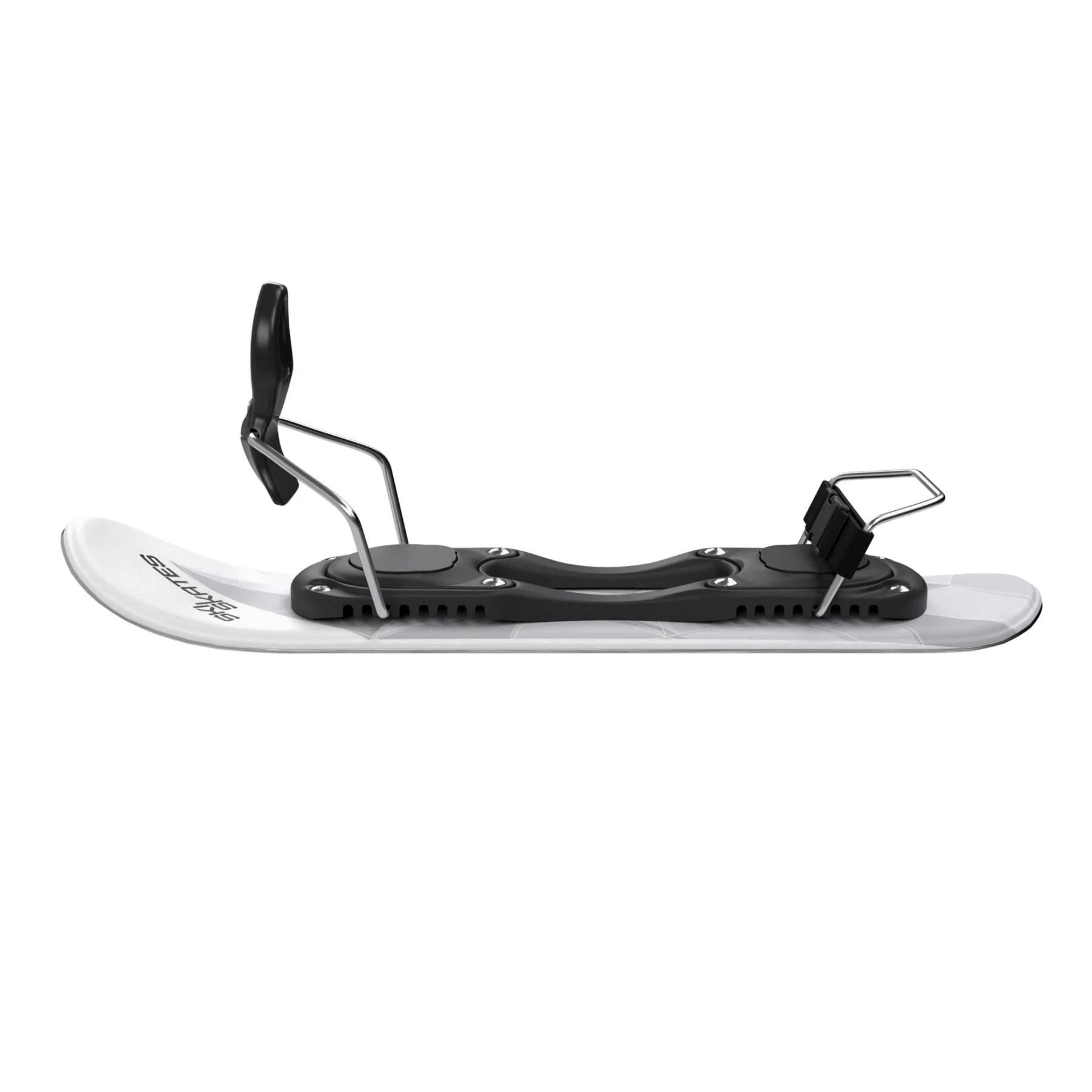Snowfeet* Skiskates | 44 CM | White Triangle | Ski Bindings | Skiblades Snowblades Mini Skis | Shortest Ski