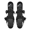 Skiskates by Snowfeet* | 44 CM | Black triangle | Snowboard bindings | Skiblades Snowblades Mini Skis | Shortest Ski