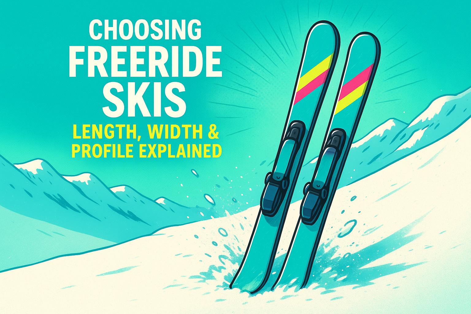Choosing Freeride Skis: Length, Width & Profile Explained