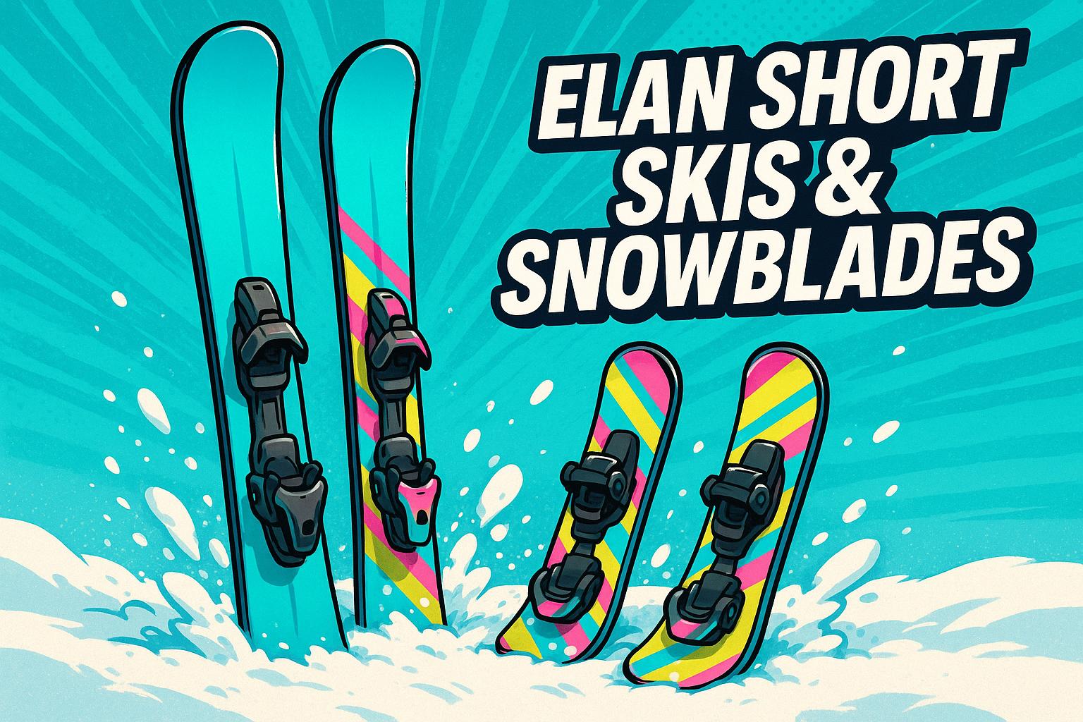 Elan Short Skis & Snowblades: A Closer Look [2025]