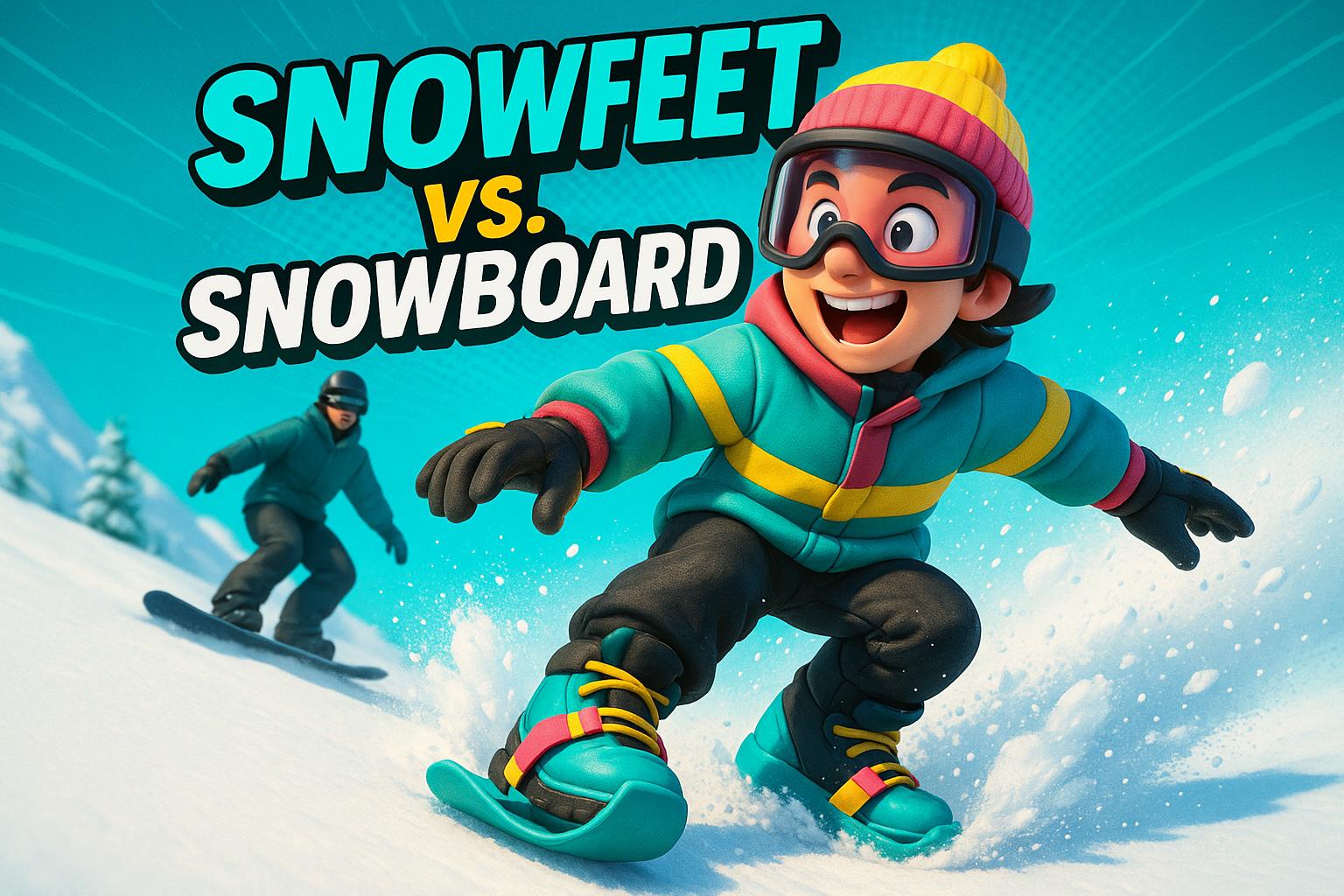Snowfeet vs. Snowboard: Key Differences in Feel, Fun & Freedom [2025]