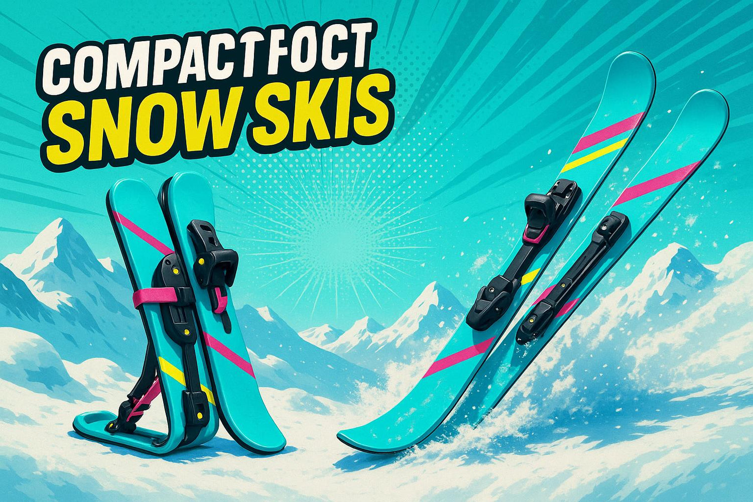 Compact Folding Snow Skis: Pros and Cons