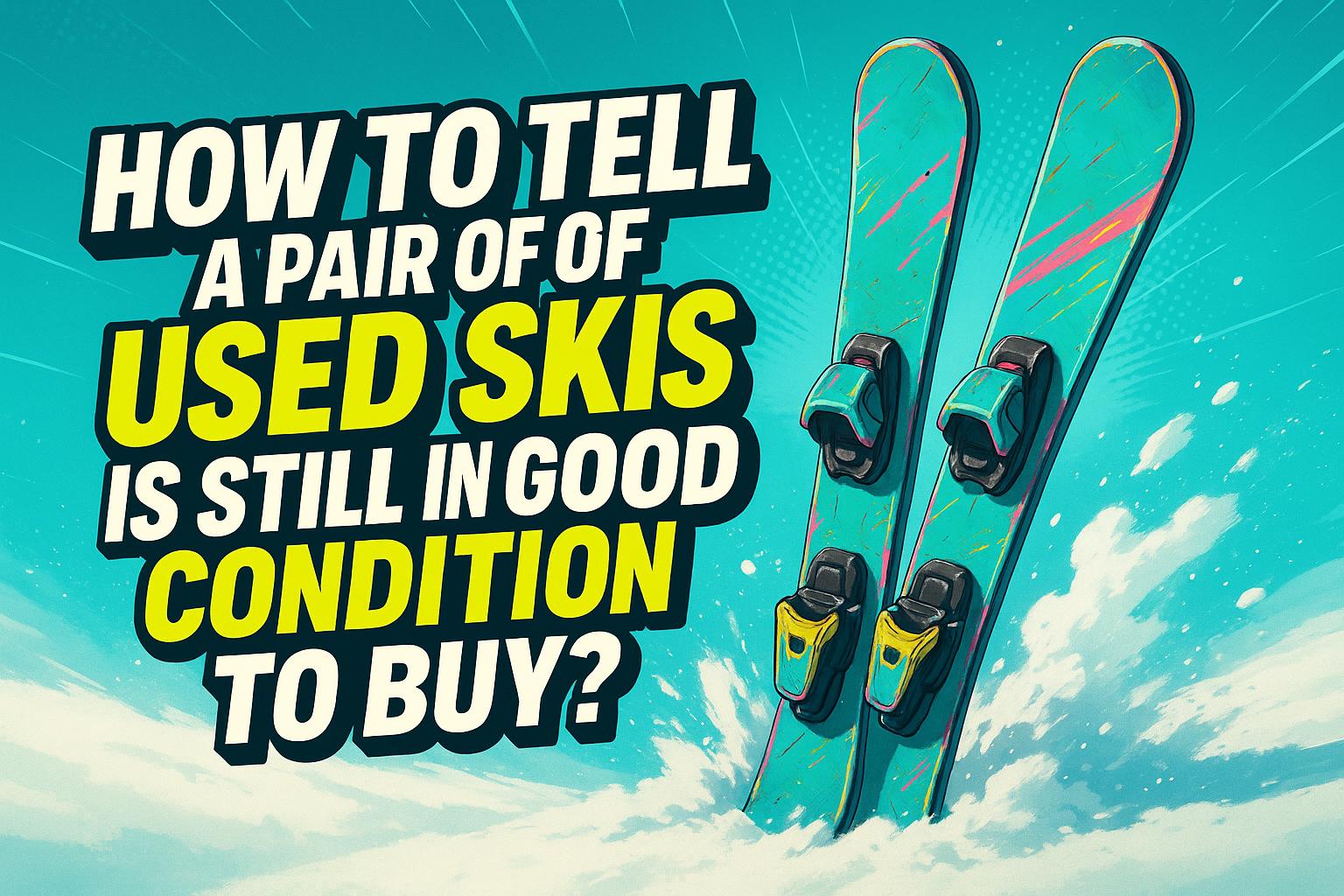 How to Tell if a Pair of Used Skis is Still in Good Condition to Buy?