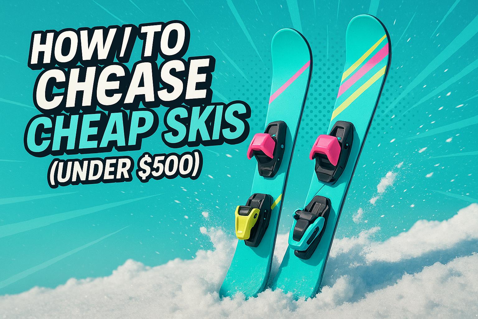 How to Choose Cheap Skis (Under $500)