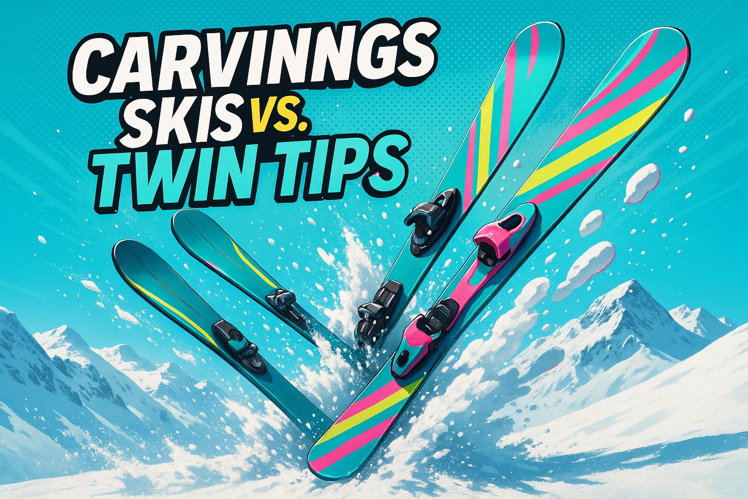 Carving Skis vs. Twin Tips: Which Should You Choose for Your Skiing?