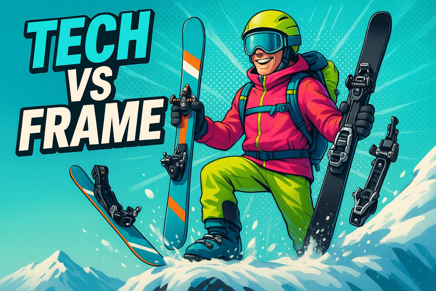 Choosing Between Tech Bindings and Frame Bindings for Touring (2026) - snowfeet*
