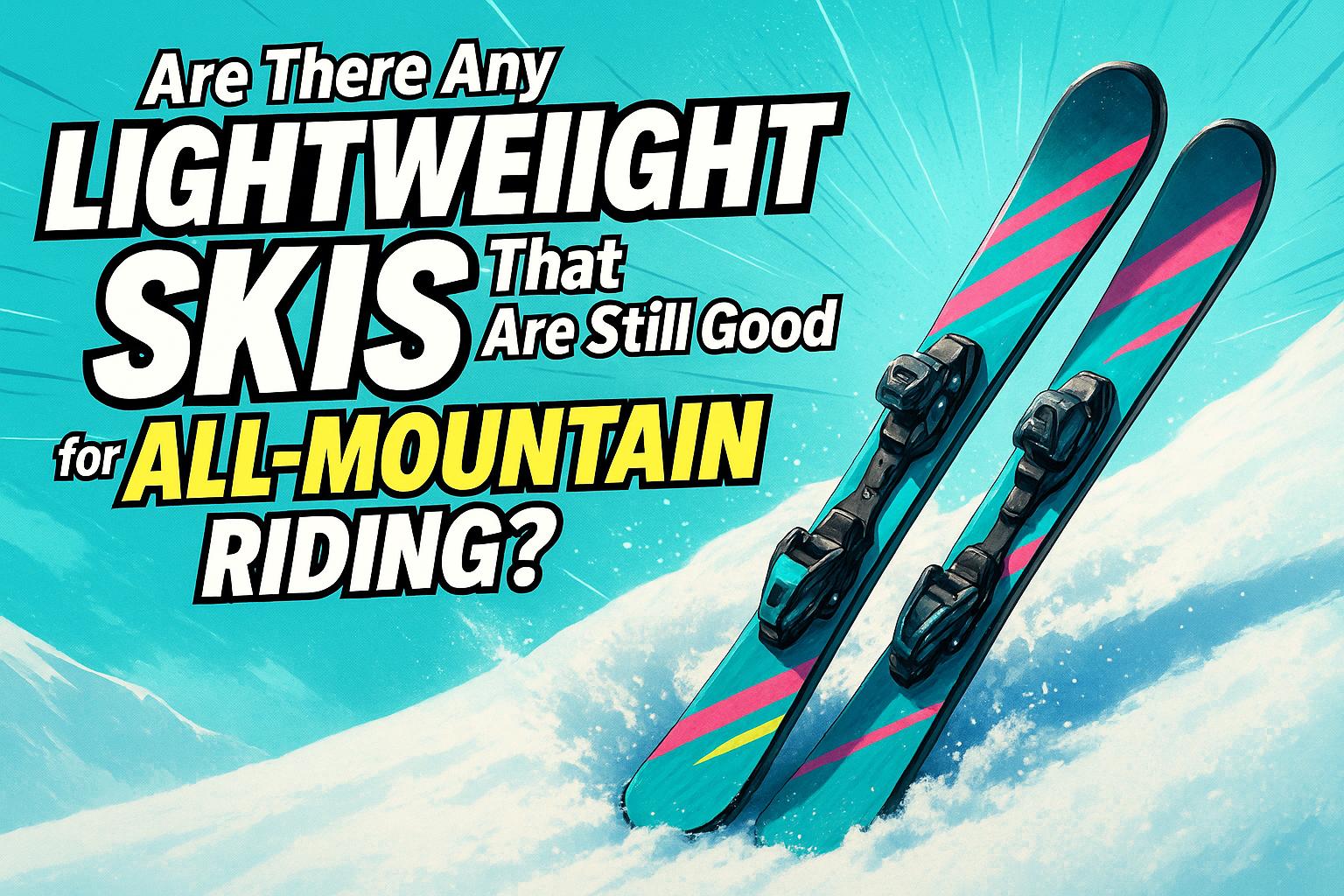 Are There Any Lightweight Skis That Are Still Good for All-Mountain Riding? - snowfeet*