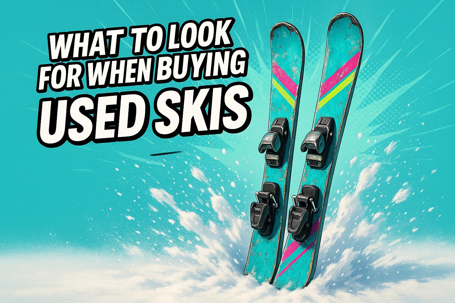 What to Look for When Buying Used Skis (A Buyer's Checklist)
