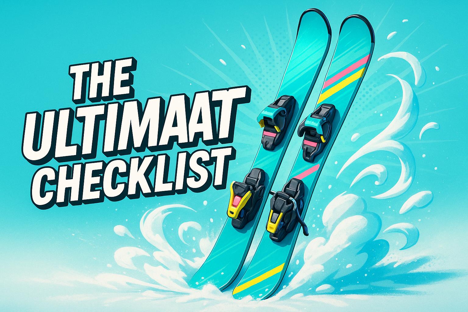 The Ultimate Checklist for Buying New Skis in 2025 (Don't Forget Anything!)