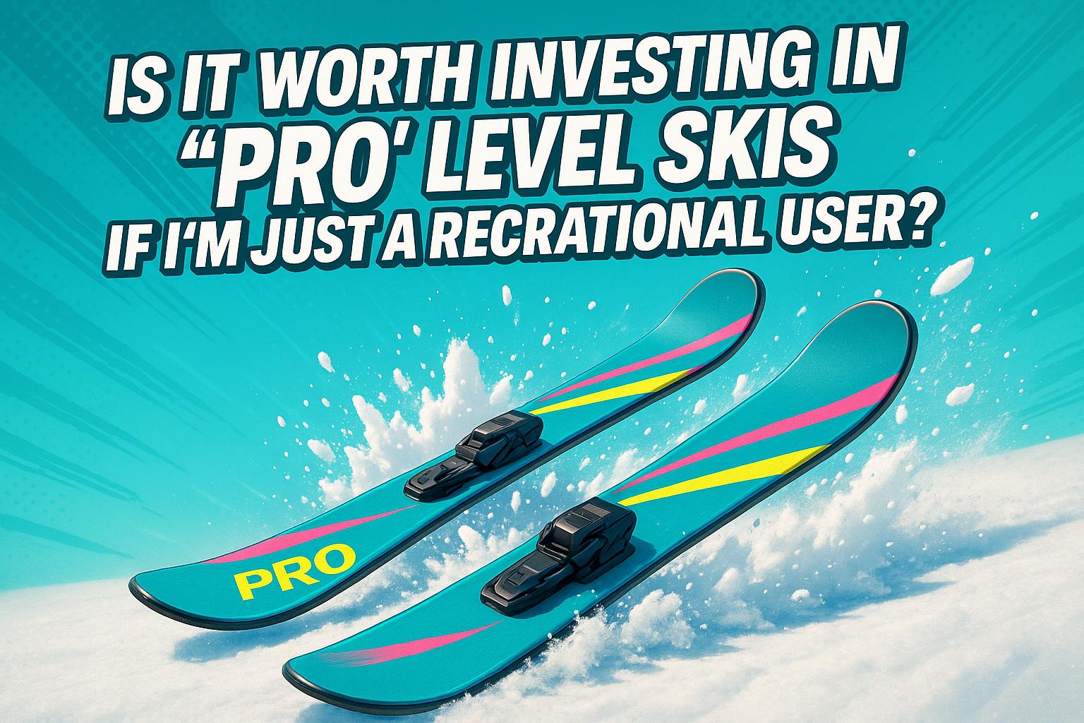 Is It Worth Investing in 'PRO' Level Skis if I'm Just a Recreational User?