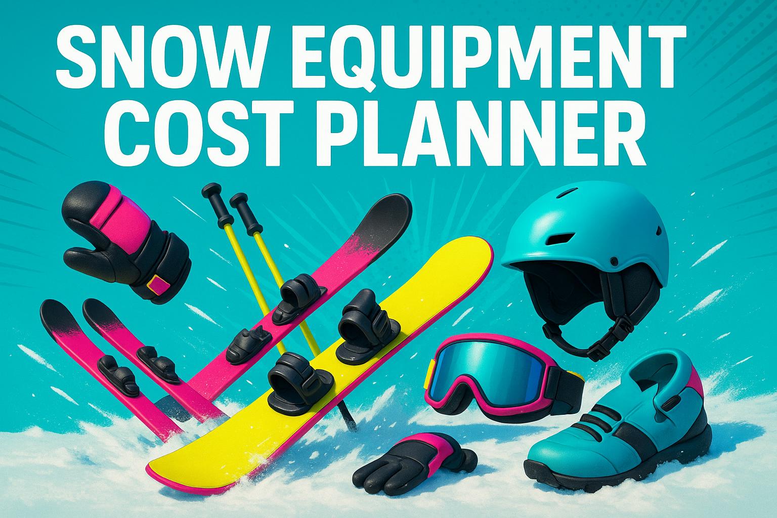Snow Equipment Cost Planner for Budgeting