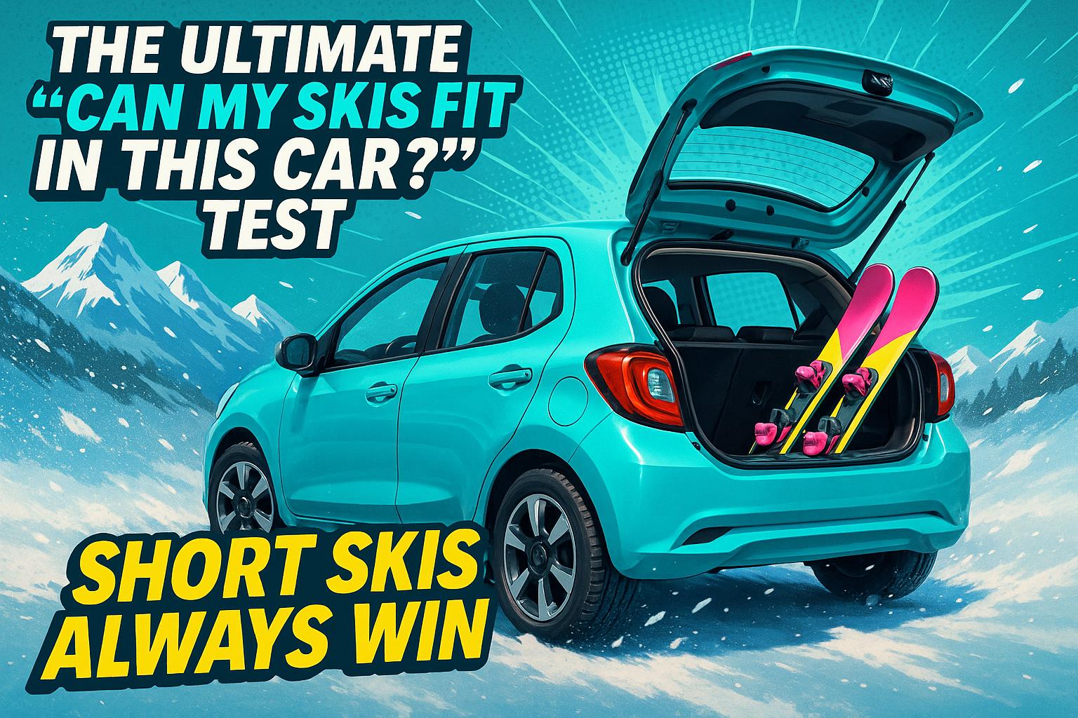 The Ultimate 'Can My Skis Fit in THIS Car?' Test (And Why Short Skis Always Win)