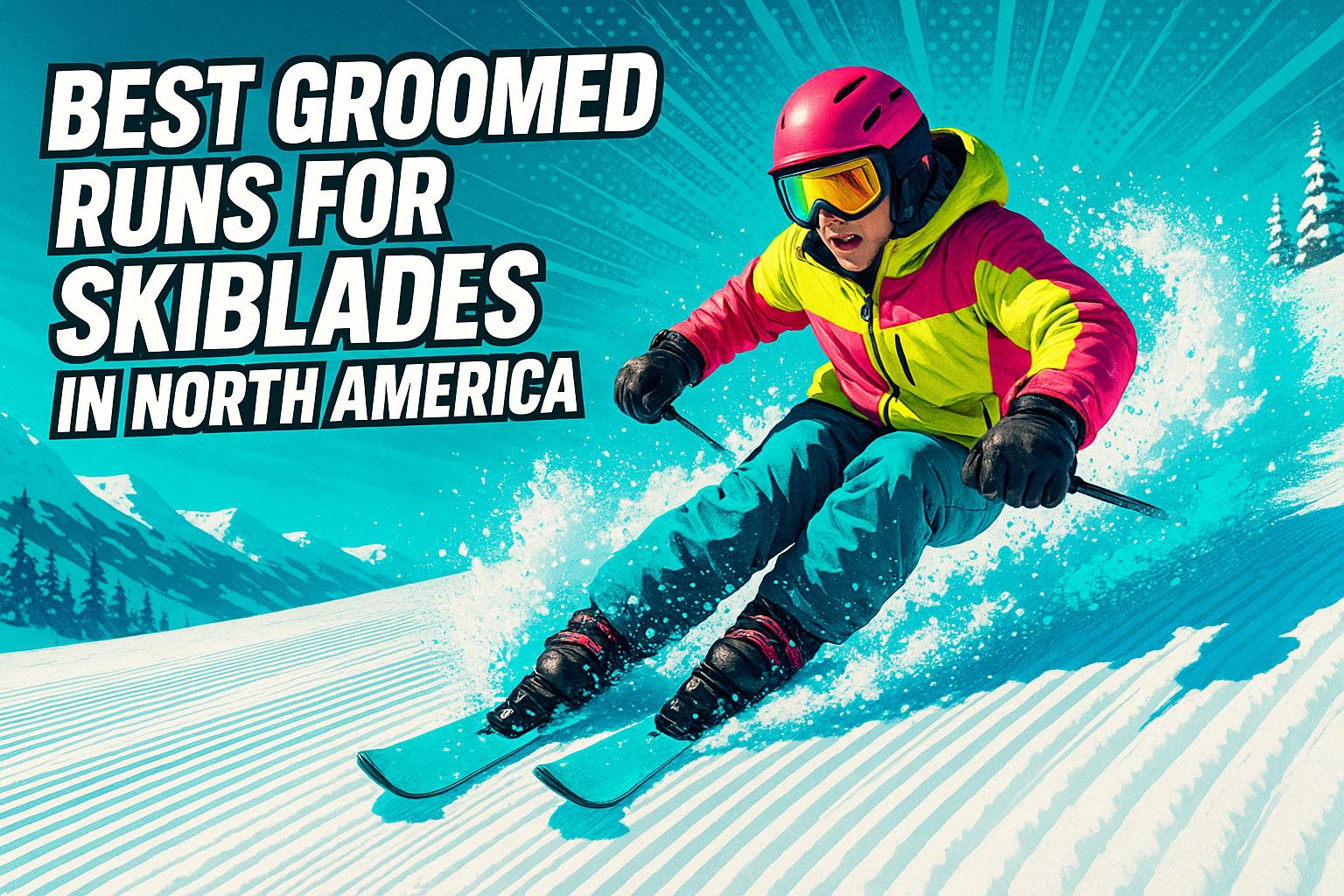 Best Groomed Runs for Skiblades in North America