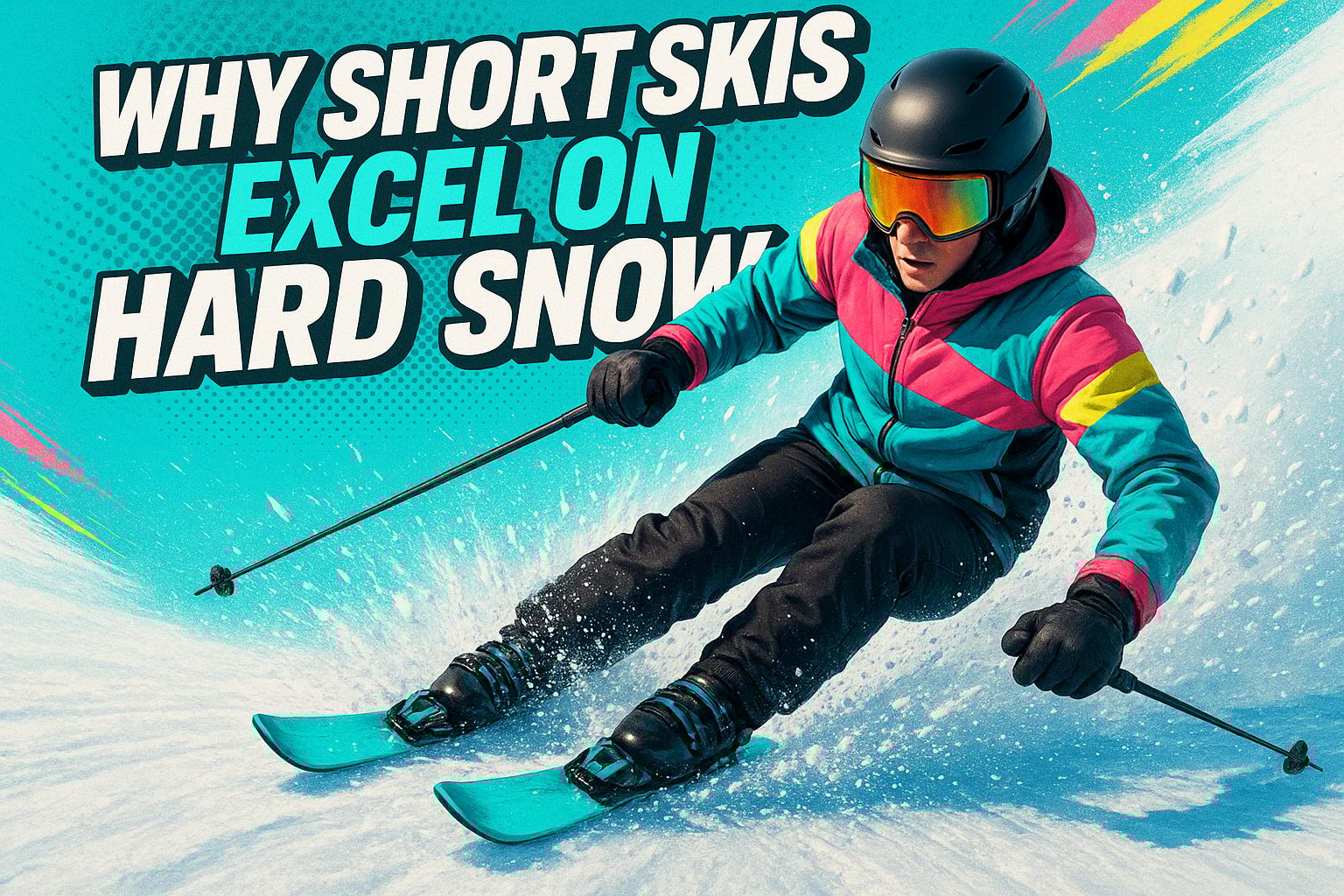 Why Short Skis Excel on Hard Snow