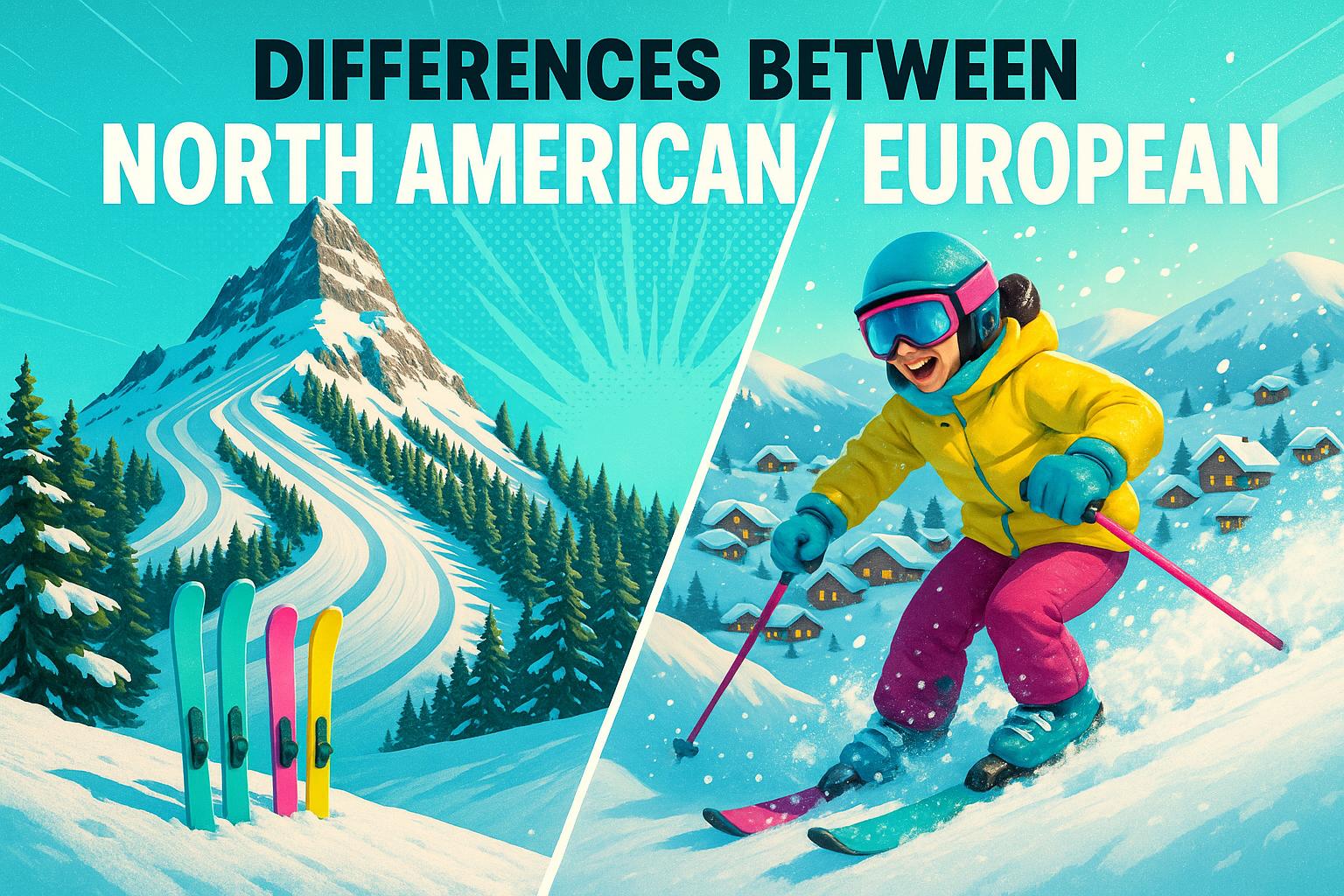 What Are the Main Differences Between North American and European Ski Resorts?