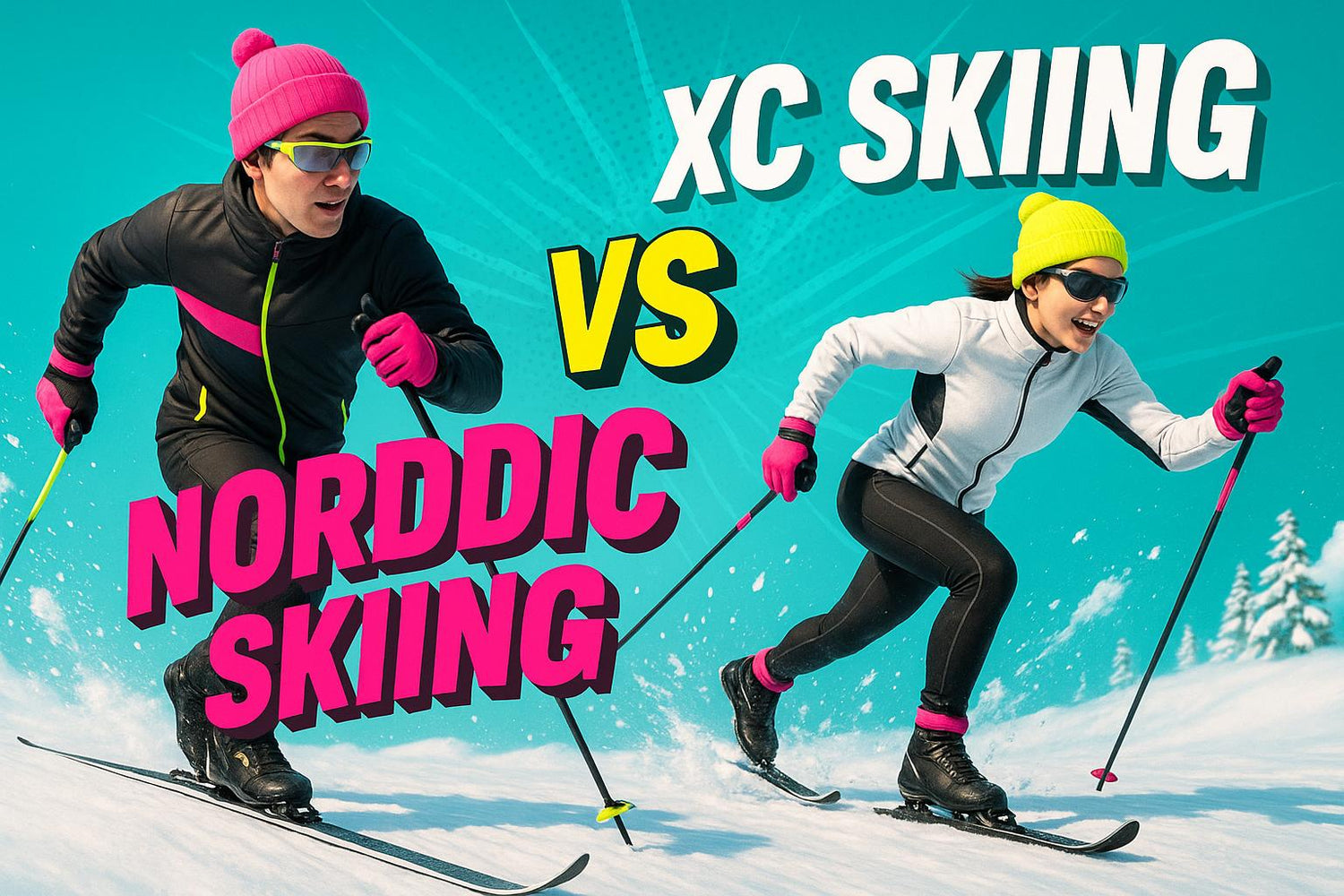 What is the difference between XC skiing and Nordic skiing?
