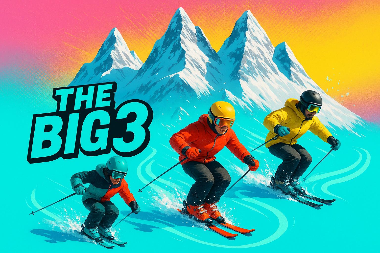 What are the big 3 ski resorts?