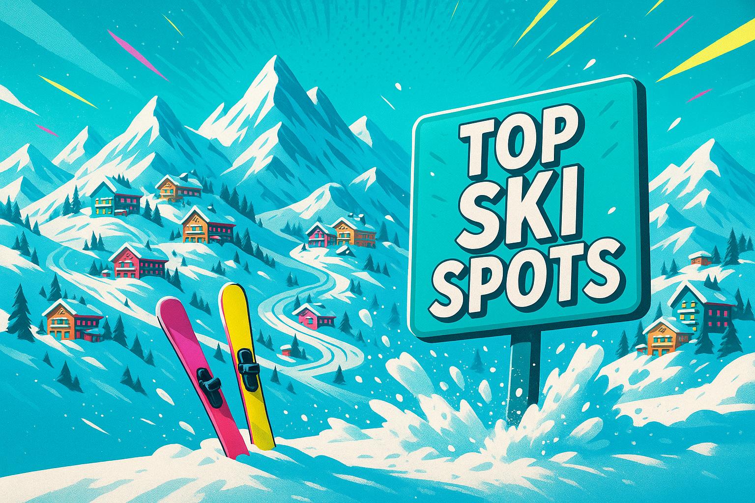 What area has the most ski resorts?