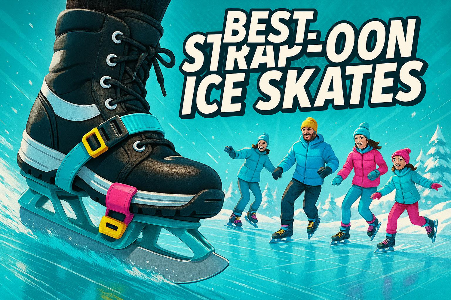 Best Strap-On Ice Skates for Adults and Kids (No Special Boots Needed)