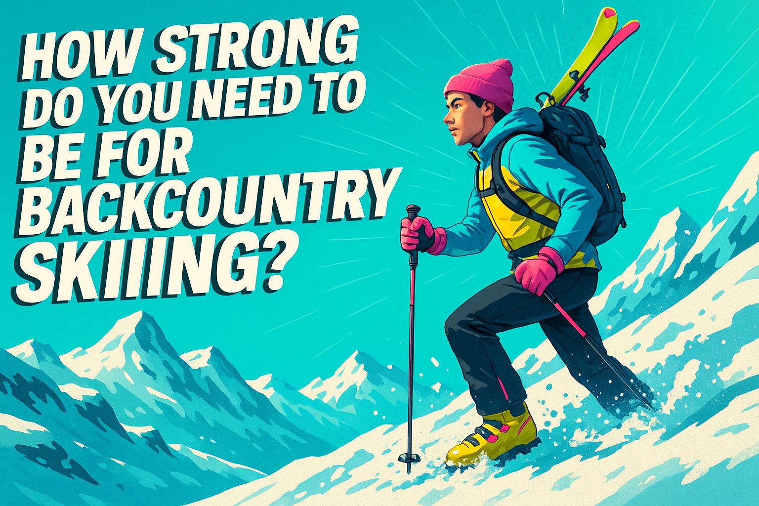 How Strong Do You Need to Be for Backcountry Skiing? Real Training Benchmarks