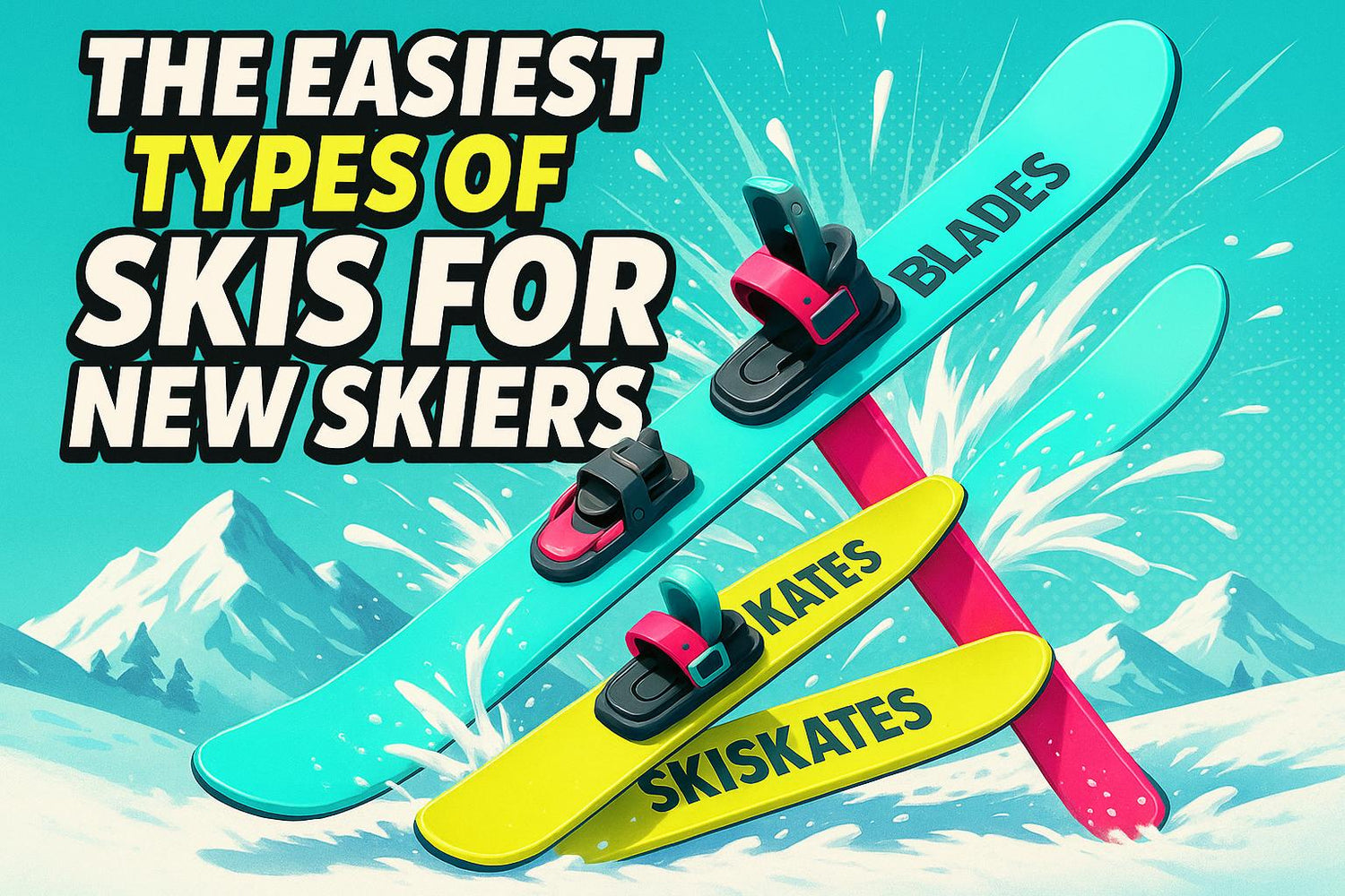 The Easiest Types of Skis for New Skiers - snowfeet*