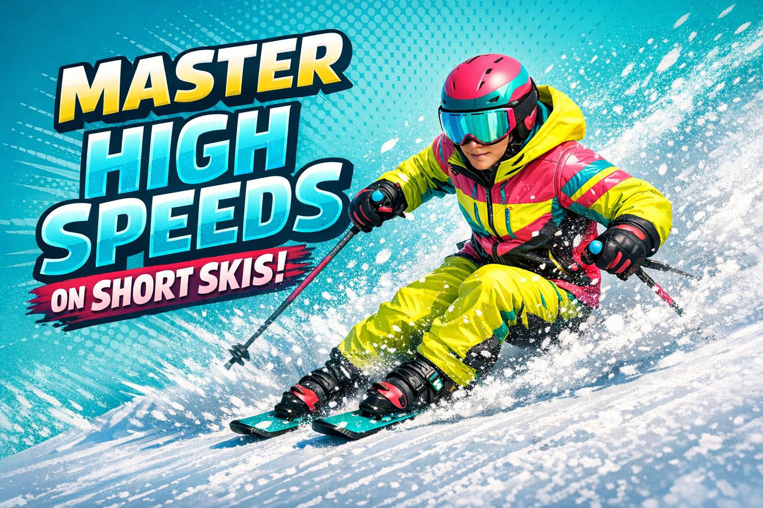 How to Handle High Speeds on Short Skis Without the Wobble