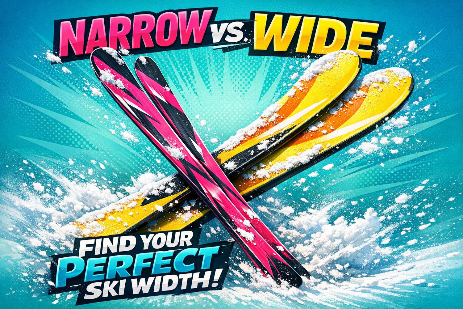 How to Determine Your Ideal Short Ski Width for Powder vs. Groomers